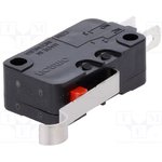 D3V-164-1A5, Micro Switch D3V, 16A, 1CO, 1.96N, Simulated Roller Lever