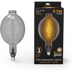 Gauss Лампа Filament BT180 8.5W 165lm 1800К Е27 gray flexible LED