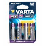 06106301404, Батарейка Varta Ultra Lithium (AA, 4 шт)
