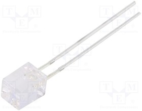 OSB5SA7NE1B-12V, LED; rectangular; 5x5x7mm; blue; 220?330mcd; 140°; Front: flat; 10mA