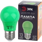 Лампочка светодиодная ЭРА STD ERAGL50-E27 E27 / Е27 3Вт груша зеленый для ...