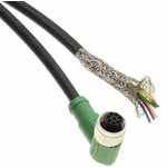 1522943, Female 8 way M12 to Unterminated Sensor Actuator Cable, 10m