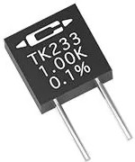 TK233-1.00K-0.1%-10ppm, Thick Film Resistors - Through Hole 1K ohm ,0.1% 10ppm