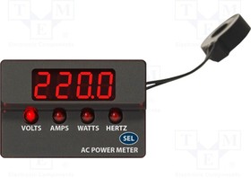 ACM20-5-AC1-R-C, Meter: network parameters; on panel; digital,mounting; LED; ACM20