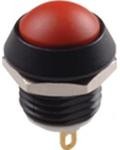 AP4E300SZBE, Switch Push Button N.O. SPST Extended Dome 0.4A 125VAC 50VDC Momentary Contact Solder Lug Panel Mount Bulk