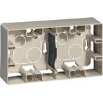 Legrand Etika Слоновая кость Коробка для накладного монтажа 2-ая