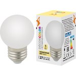 LED-G45-1W 3000K E27 FR С Лампа декоративная светодиодная Форма шар UL-00006560