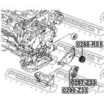 0290Z33, Натяжитель приводного ремня INFINITI EX35/FX35