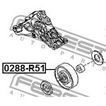 0288-R51, Ролик обводной приводного ремня