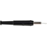 2 mm jack, solder connection, 0.5 mm², black, 930320100