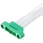 G125-MC10605M1-0450L, Rectangular Cable Assemblies 1.25MM M/L CA 2X3 450MM 26AWG