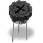 91AR500LF, Trimmer Resistors - Through Hole 3/8inch 500 LEADFREE Thumbwheel