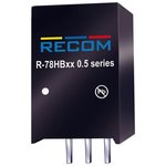 R-78HB12-0.5L, Non-Isolated DC/DC Converters 0.5A DC/DC REG 17-72Vin 12Vout