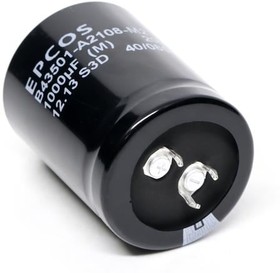 B43501E2228M000, Aluminum Electrolytic Capacitors - Snap In 200VDC 2200uF 20% STD 6.3mm Term
