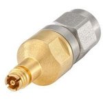 19K132-S00D3, RF Adapters - Between Series SMP Jack to SMA Plug Straight Adapter