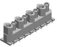 23C11D-40ML5, RF Connectors / Coaxial Connectors Multiport 8 Channel ST Mini-Coax Insert