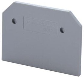 EPCDS6U, Terminal Block Tools & Accessories End Plate, grey