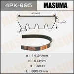 4PK-895, Ремень поликлиновой 4PK895 Masuma