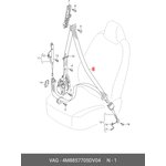 4M8857705DV04, Ремень безопасности