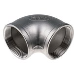 Stainless Steel Pipe Fitting, 90° Circular Elbow, Female G 2in x Female G 2in