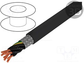 11475, Кабель контрольный JZ-600-Y-CY 18x0.5 экранированный, с цифровой маркировкой жил и жилой заземления