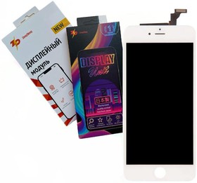 Фото 1/3 Дисплей (экран) ZeepDeep в сборе с тачскрином для iPhone 6 plus белый