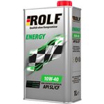 322232, ROLF Масло моторное полусинтетическое ROLF Energy 10W40 1L API SL/CF ...