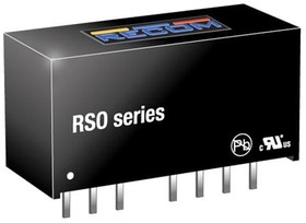RSO-2412D, Isolated DC/DC Converters - Through Hole 1W DC/DC 1kV REG 2:1 18-36Vin +/-12Vout
