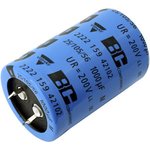 2200μF Aluminium Electrolytic Capacitor 200V dc, Snap-In - MAL225922222E3