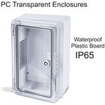 50002807 пластиковый водонепроницаемый шкаф, прозрачная дверь 400x600x200 ...