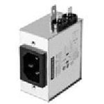 FN9246-10-06, AC Power Entry Modules 10A FASTON IEC INLET W/EARTH LINE CHOKE