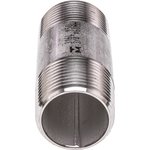 Stainless Steel Pipe Fitting, Straight Circular Barrel Nipple ...
