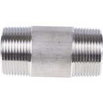 Stainless Steel Pipe Fitting, Straight Circular Barrel Nipple ...