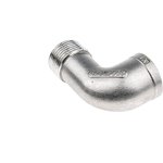 Stainless Steel Pipe Fitting, 90° Circular Elbow, Female R 3/4in x Male R 3/4in