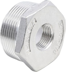 Фото 1/3 Stainless Steel Pipe Fitting Hexagon Bush, Male R 1-1/2in x Female G 1/2in