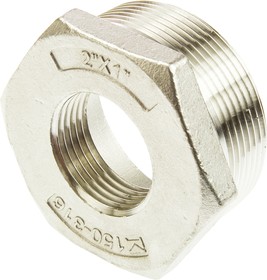 Фото 1/2 Stainless Steel Pipe Fitting Hexagon Bush, Male R 2in x Female G 1in