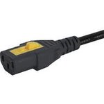 6051.2045, AC Power Cords SWISS CORDSET 16A 2.5m BLACK V-LOCK