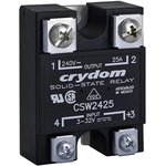 CSW2425P, Solid State Relays - Industrial Mount PM IP00 SSR 280Vac /25A,3-32Vdc,ZC