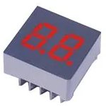 LDD-HTF304NI, LED Displays & Accessories .30" 7-seg,c/c H-Tmp 635nm Red Gry/Wh