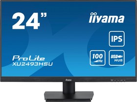 Фото 1/10 Монитор Iiyama 23.8" ProLite XU2493HSU-B6 черный IPS LED 1ms 16:9 HDMI M/M матовая 250cd 178гр/178гр 1920x1080 100Hz DP FHD USB 3кг