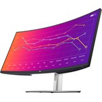 Монитор Dell 38'' U3821DW Curved S/BK ( IPS; 21:9; 300 cd/m2; 1000:1; 3840x1600 ...