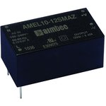AMEL10-512DMAZ, AC-DC/DC-DC Converter - 8W - 0.6/0.41A Output - Asymmetric Dual Output - 90 to 264VAC or 130 to 370 VDC Input - 5/12V Output