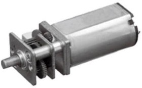 M1G10FB10A-S, AC, DC & Servo Motors DC Brush Motor with Micro Metal Gearbox, Flat