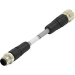 TAA755A1611-002, Sensor Cables / Actuator Cables M12A5-MS-FS-PVC-1.0M