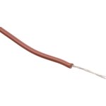 3050 BR001, Hook-up Wire PVC Series Brown 0.23 mm² Hook Up Wire, 24 AWG ...