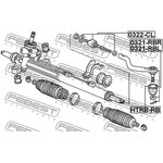 0321-RBR, 0321-RBR_наконечник рулевой правый!\ Honda Odyssey 03-08