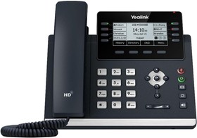 Фото 1/10 Телефон Yealink (SIP-T43U)12 аккаунтов, 2 порта USB, BLF, PoE, GigE, без БП