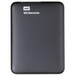 Портативный HDD WD Elements Portable 2Tb 2.5, USB 3.0, WDBU6Y0020BBK-WESN