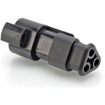 04 Automotive Connector Female Black Cable 3 Way Crimp Termination AT04-3P-SR01BLK