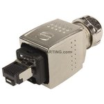 09352210401, Connector, 4 Way, 1.75A, Male, Han PushPull, Cable Mount, 50 V
